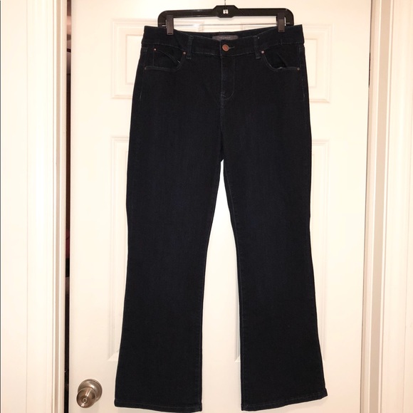 ECU The Limited Bootcut Dark Wash Jeans Size 14P - Picture 8 of 8